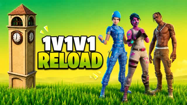 SKIN 1V1V1 FFA — Fortnite Creative map