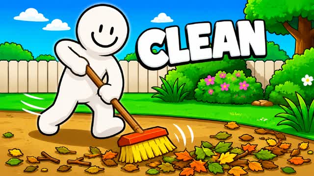 CLEAN THE GARDEN โ Fortnite Creative map