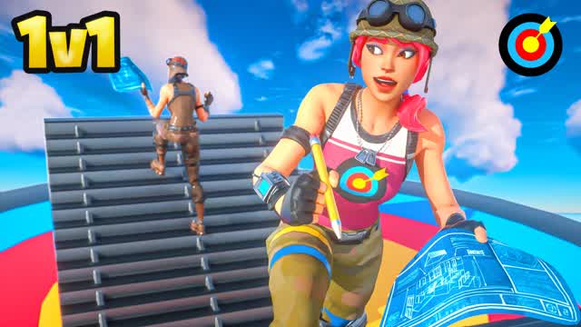 Rapid Build Fights 1v1 π― β Fortnite Creative map