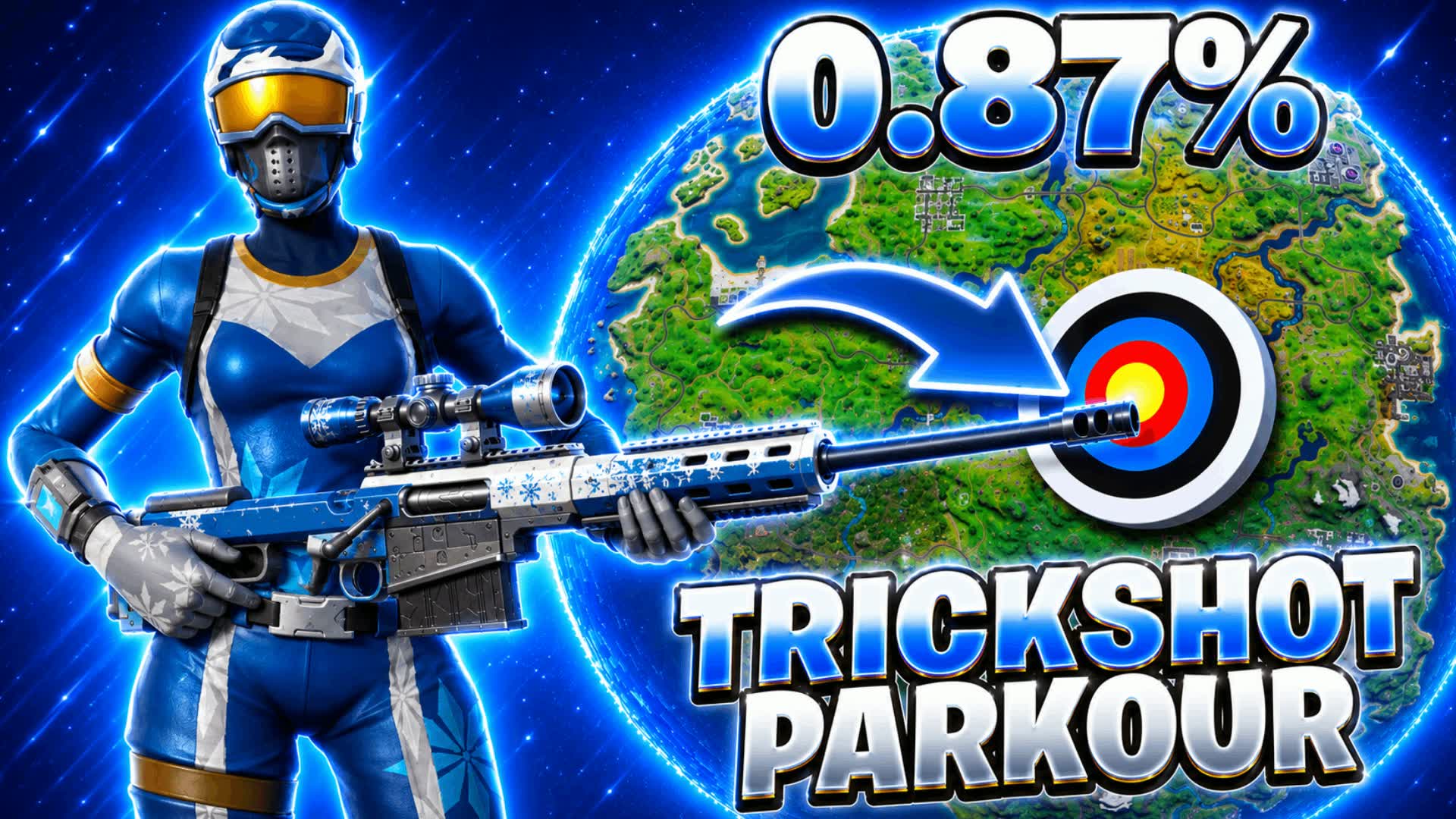 ๐โก DEV HYPER TRICKSHOT PARKOUR +45 ๐ฏ๐ฅ โ Fortnite Creative map