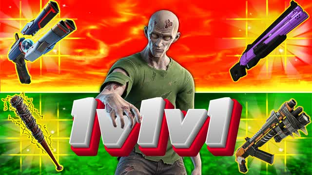 WALKER ZOMBIE 1V1V1 β Fortnite Creative map