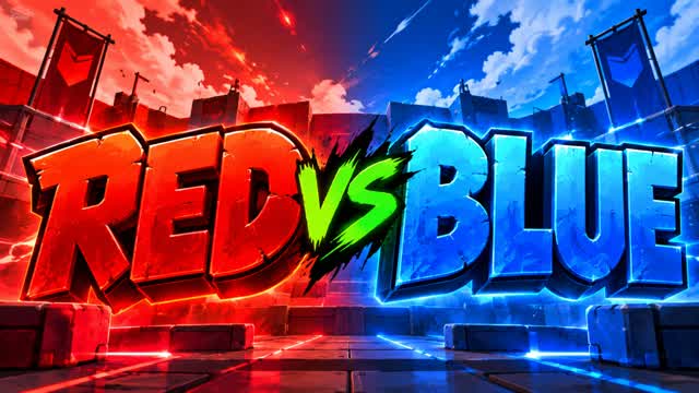 RED VS BLUE π΄π΅ BIG FUN π΄π΅ β Fortnite Creative map