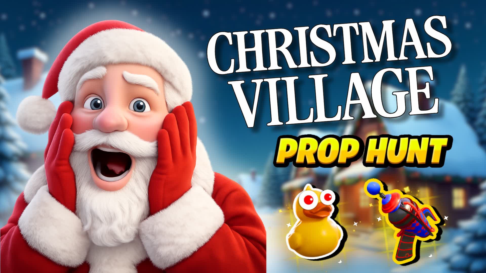 CHRISTMAS VILLAGE PROP HUNT π β Fortnite Creative map