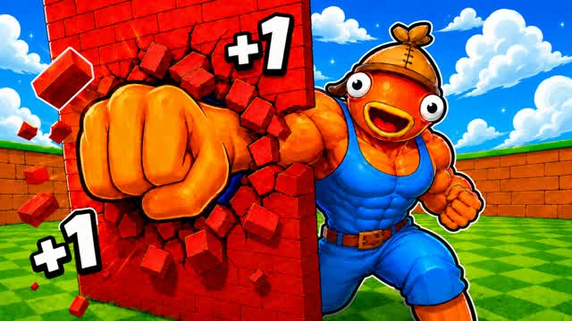 +1 Muscle to Break Walls โ Fortnite Creative map