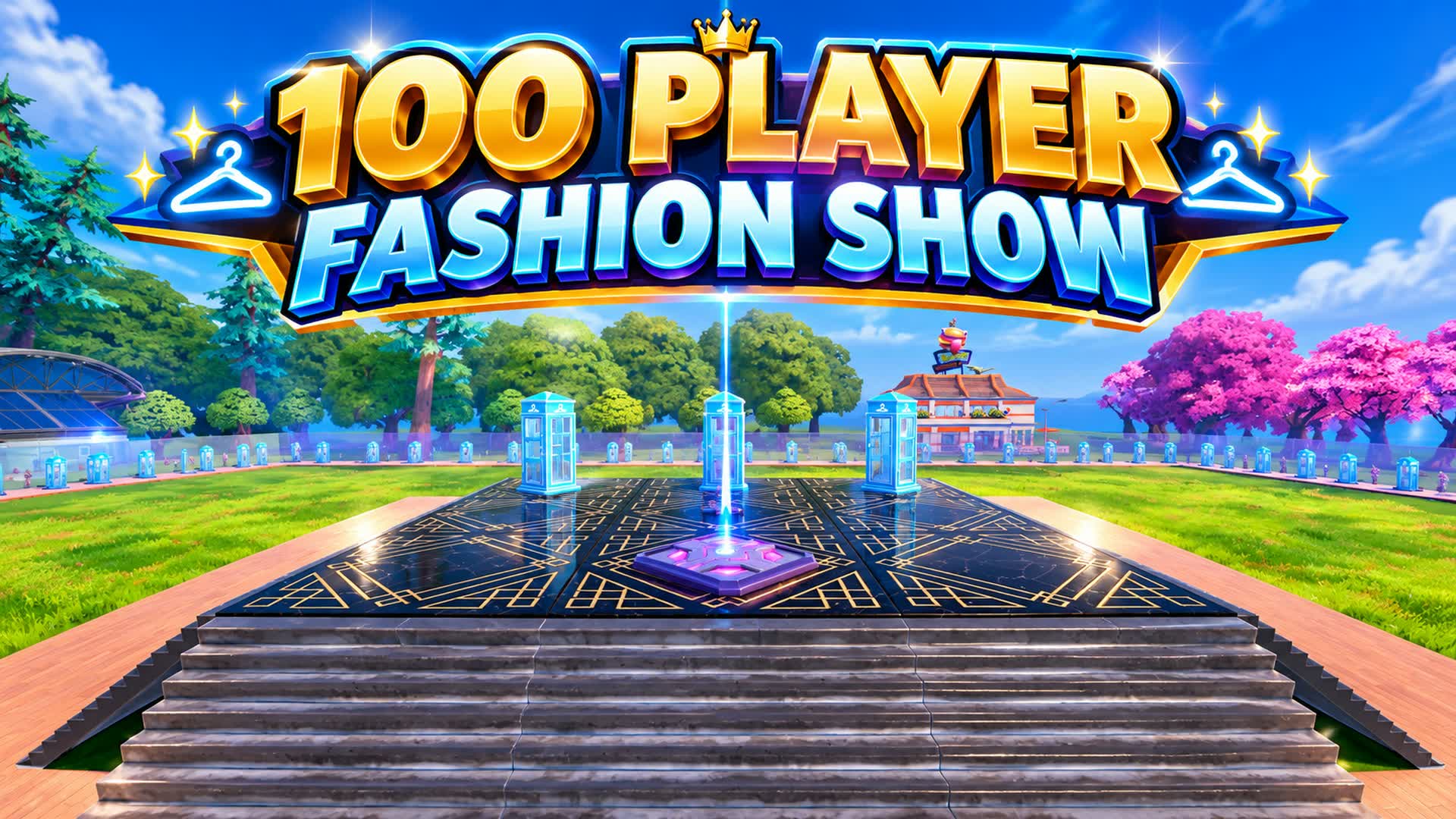 100 player fashion show map — Fortnite Creative map