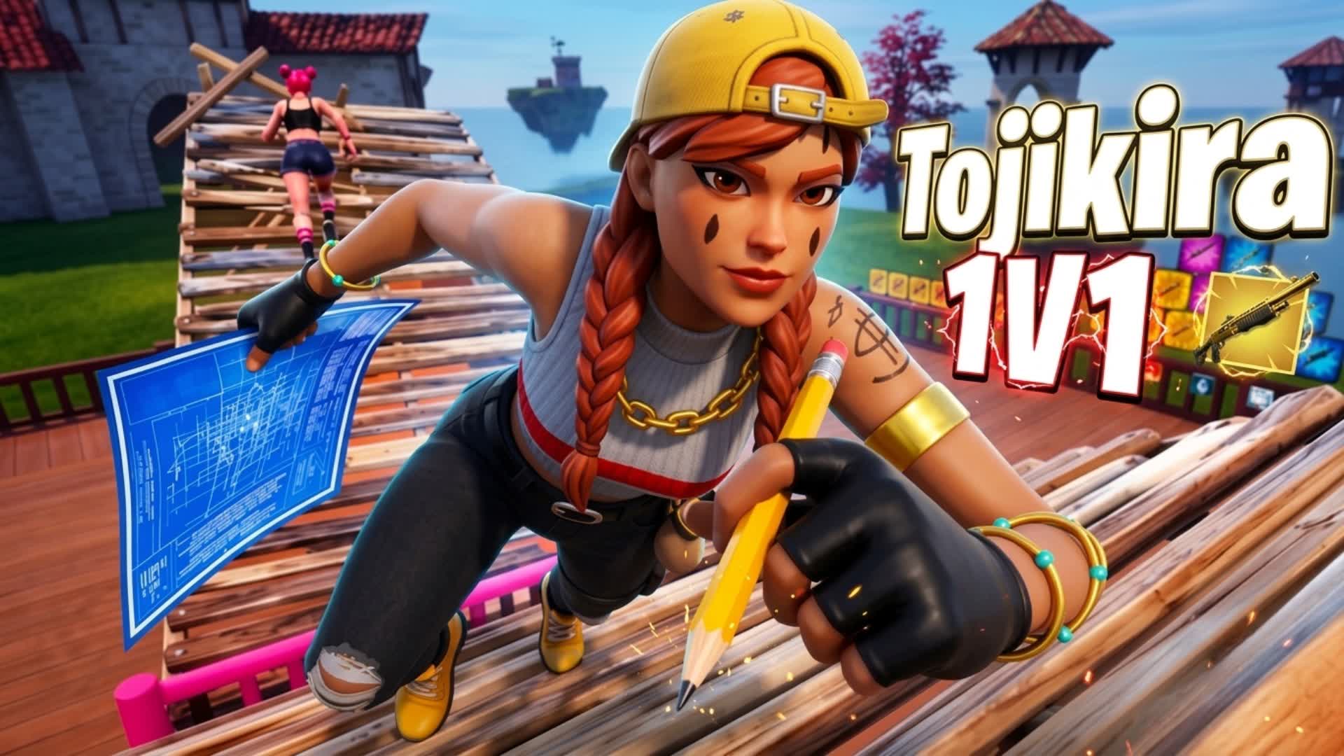1v1 Tojikira — Fortnite Creative map