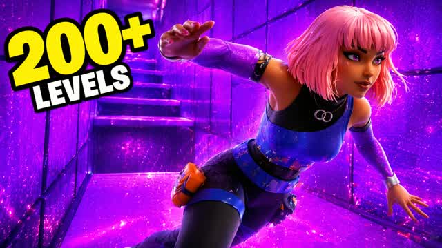 BEST PARKOUR DEATHRUN 200+ — Fortnite Creative map