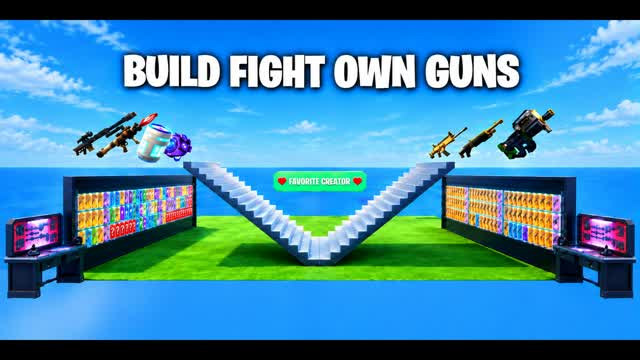 BUILD FIGHT OWN GUNS β Fortnite Creative map