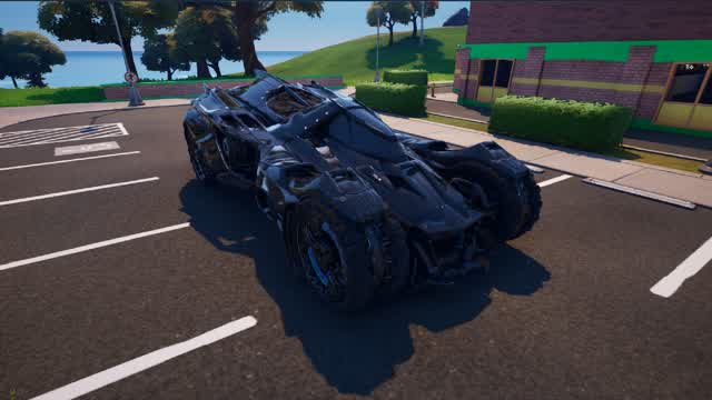 Batmobile Batman — Fortnite Creative map