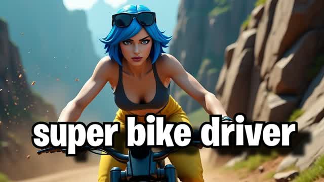 Super Bike Driver — Fortnite Creative map