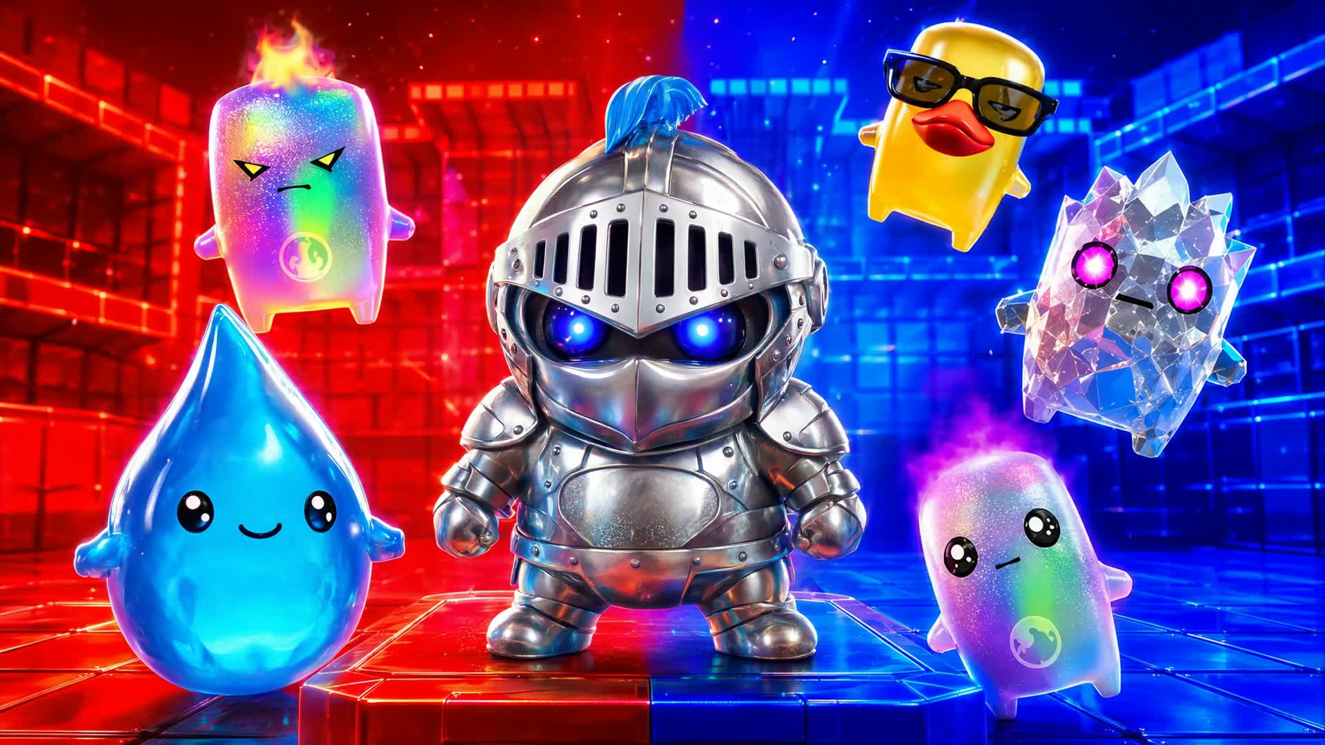 RED VS BLUE SPRITES WIπ΄π΅ β Fortnite Creative map