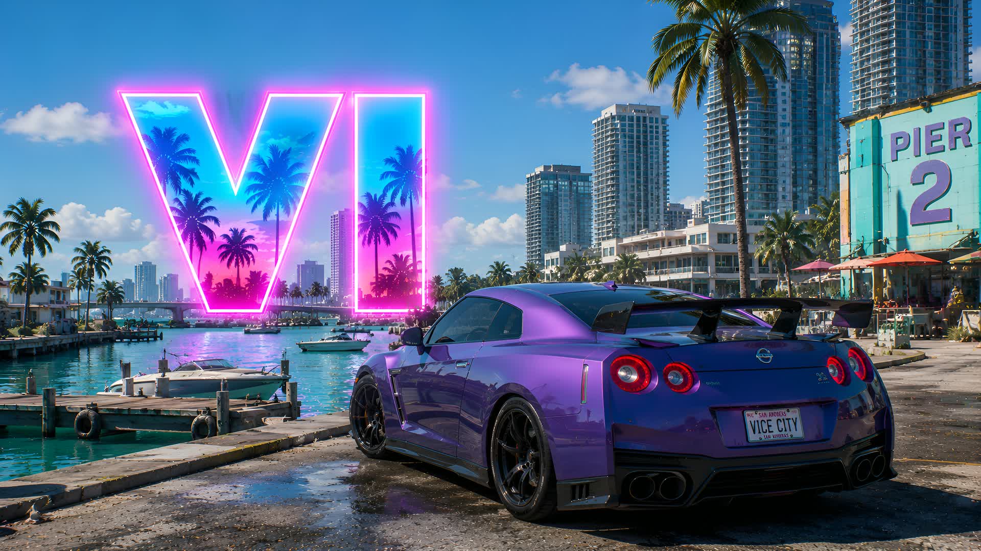 DRIVING VI VICE CITY🌴SQUID — Fortnite Creative map