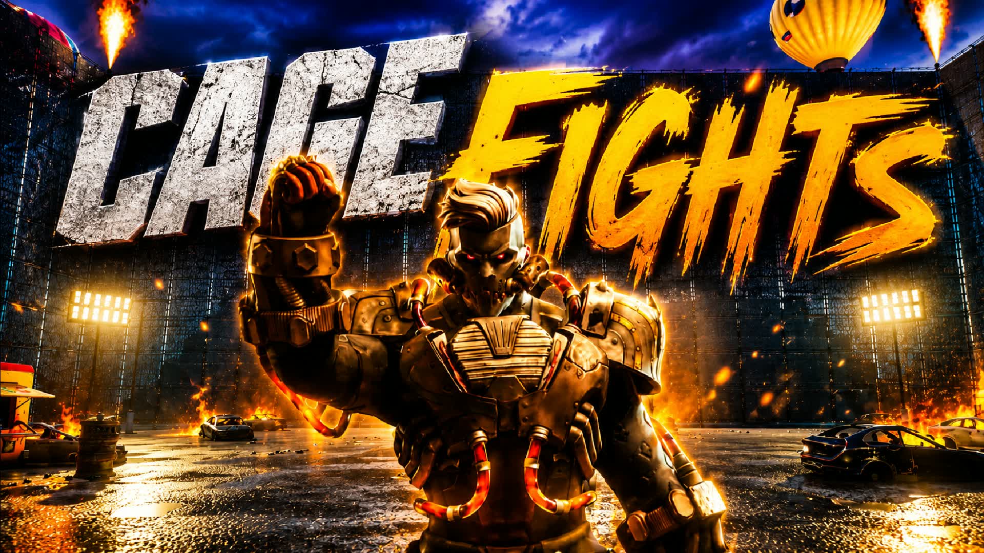 Max Metal Cage Fights — Fortnite Creative map