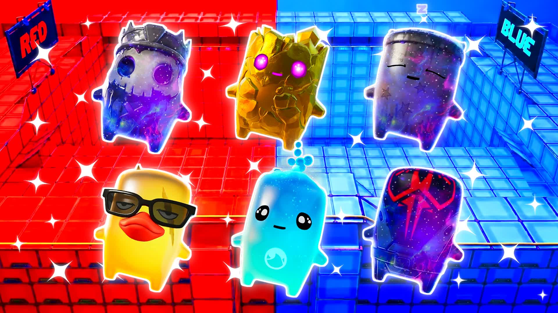 RED VS BLUE TRUE SIGNAL π΄π΅ β Fortnite Creative map