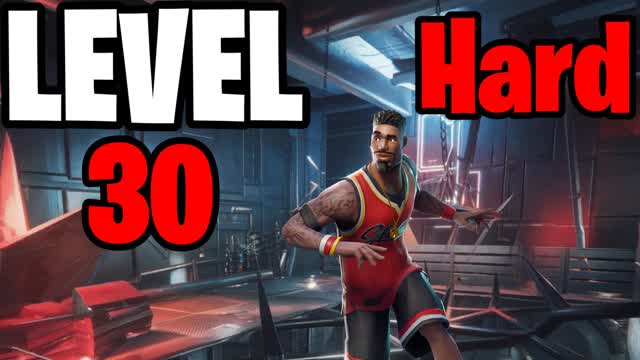 30 LEVEL HARD DEATHRUN 3 — Fortnite Creative map