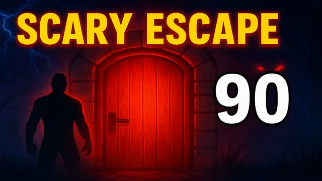 Scary Escape 90💀 — Fortnite Creative map