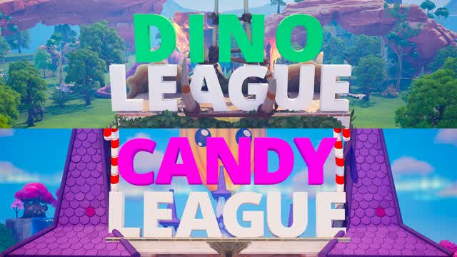 CANDY Y DINO LEAGUE — Fortnite Creative map