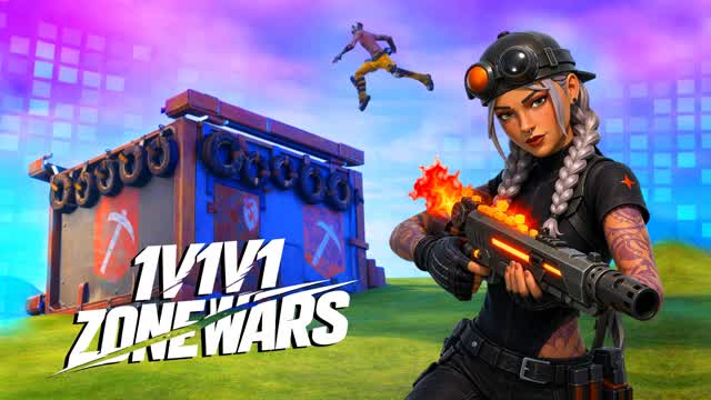 1V1V1 ZONE WARS - ZERO BUILD — Fortnite Creative map