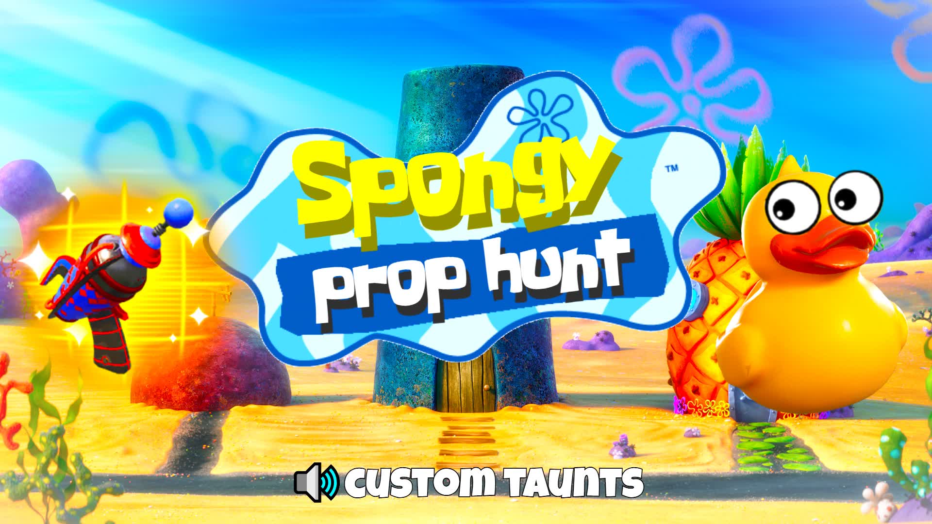 Spongy Prop Hunt โ Fortnite Creative map