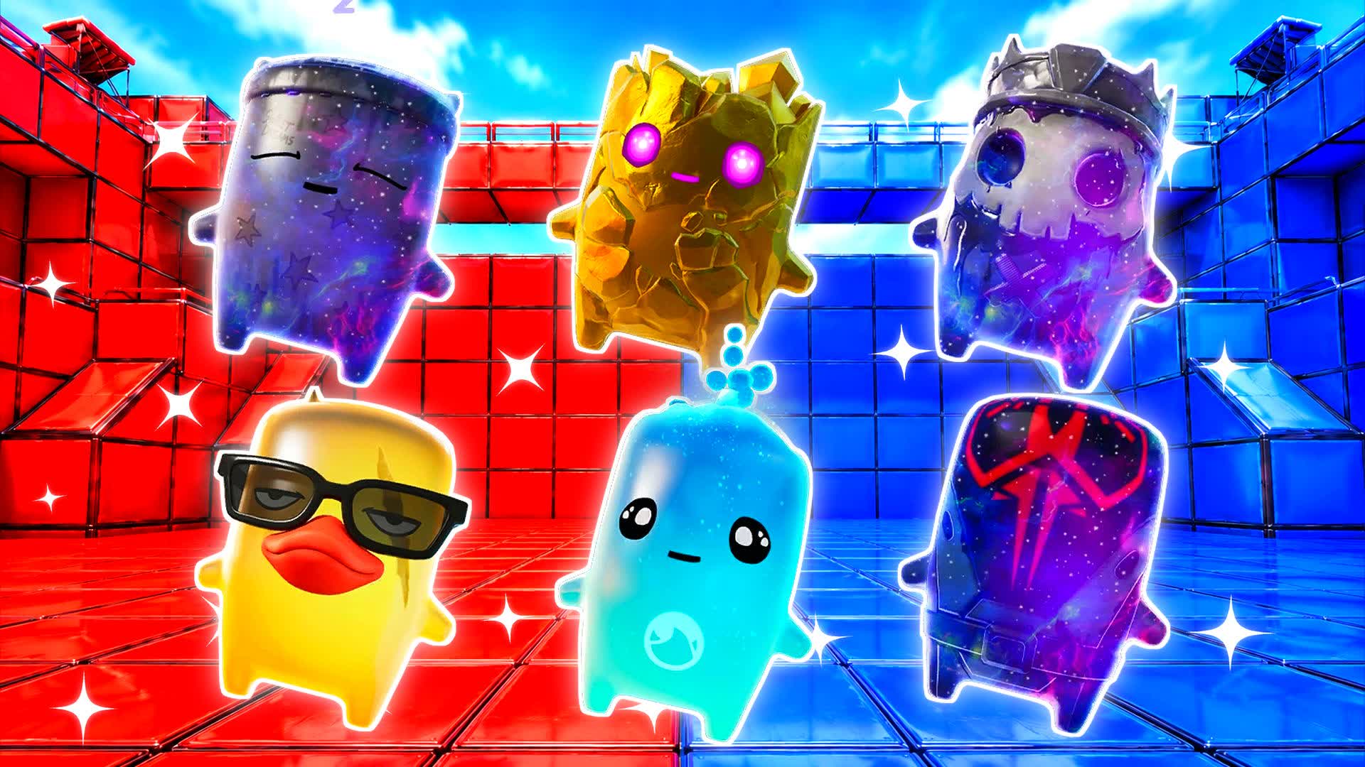 BLUE VS RED HIGH SPARK π΅π΄ β Fortnite Creative map