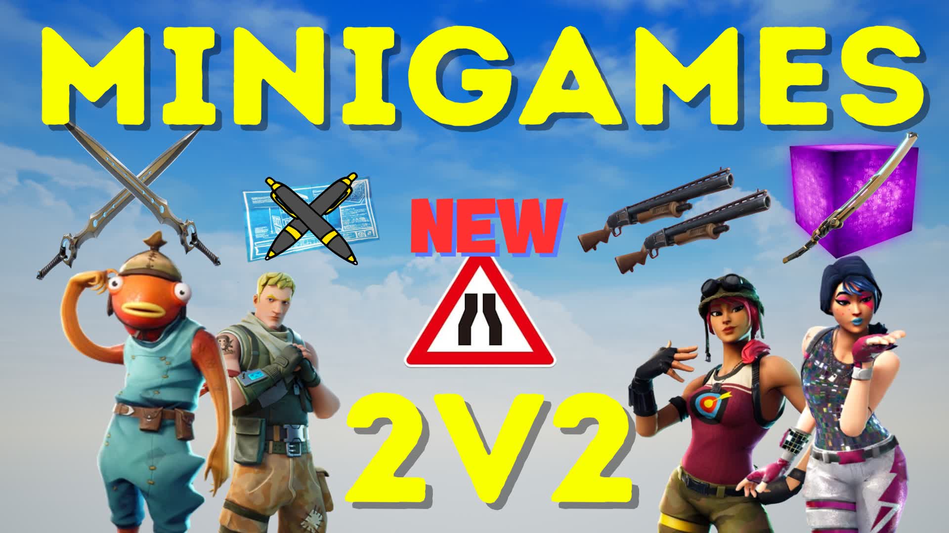 MINI GAME PVP — Fortnite Creative map