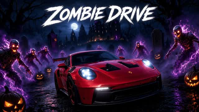 🚗🧟Zombie Drive & Dark Forest🚗🧟 — Fortnite Creative map