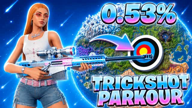 πͺπ° GOLD RUSH TRICKSHOT PARKOUR UNCβοΈπ― β Fortnite Creative map