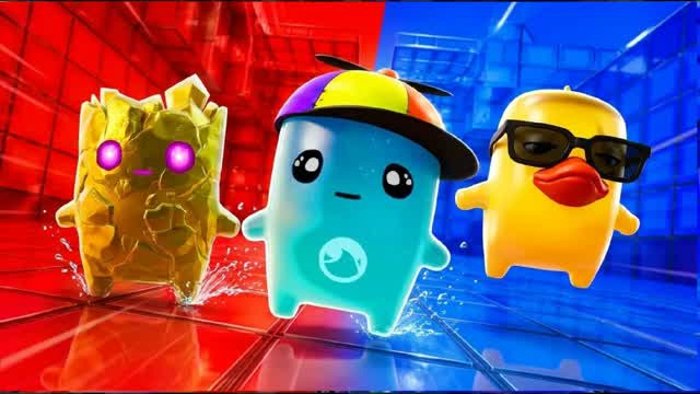 red vs blue blob edition — Fortnite Creative map