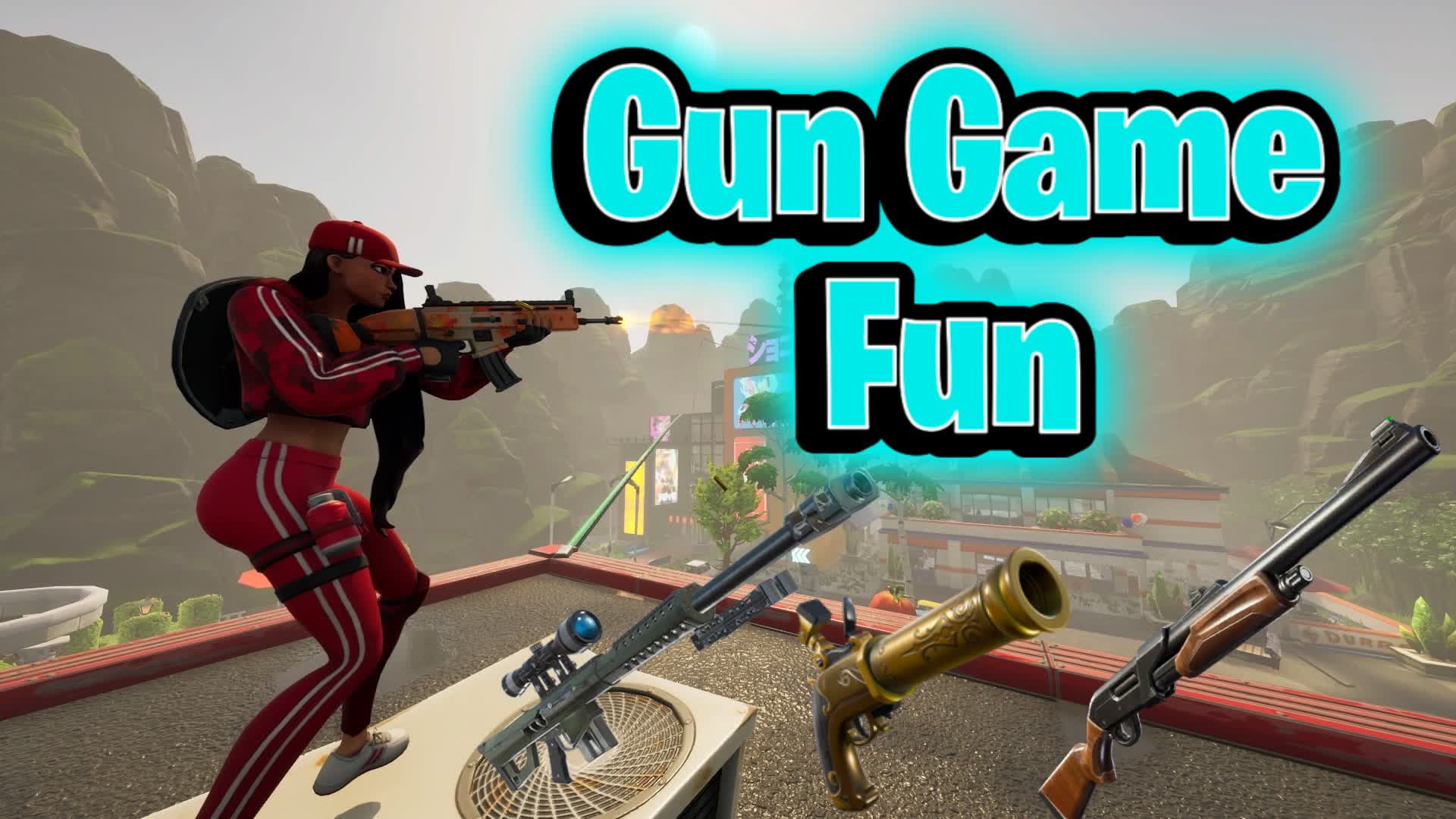 Gun Game Fun — Fortnite Creative map