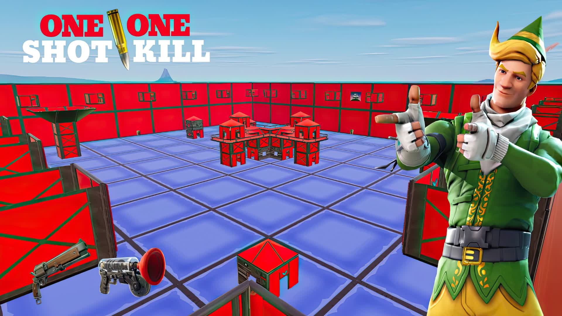 One Shot One Kill β Fortnite Creative map