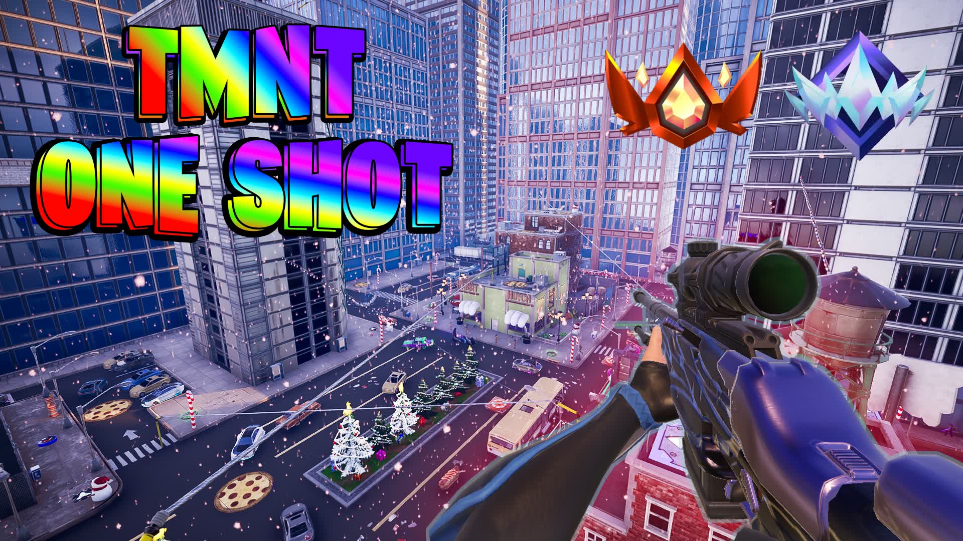 ONE SHOT π― FIRST PERSON TMNT (NEW) β Fortnite Creative map