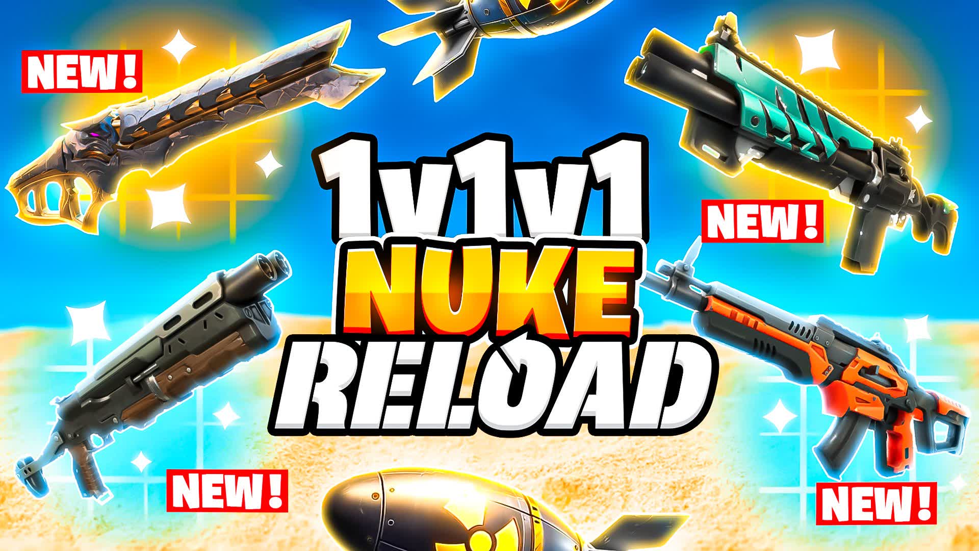 1V1V1 RELOAD NUKE FFA — Fortnite Creative map