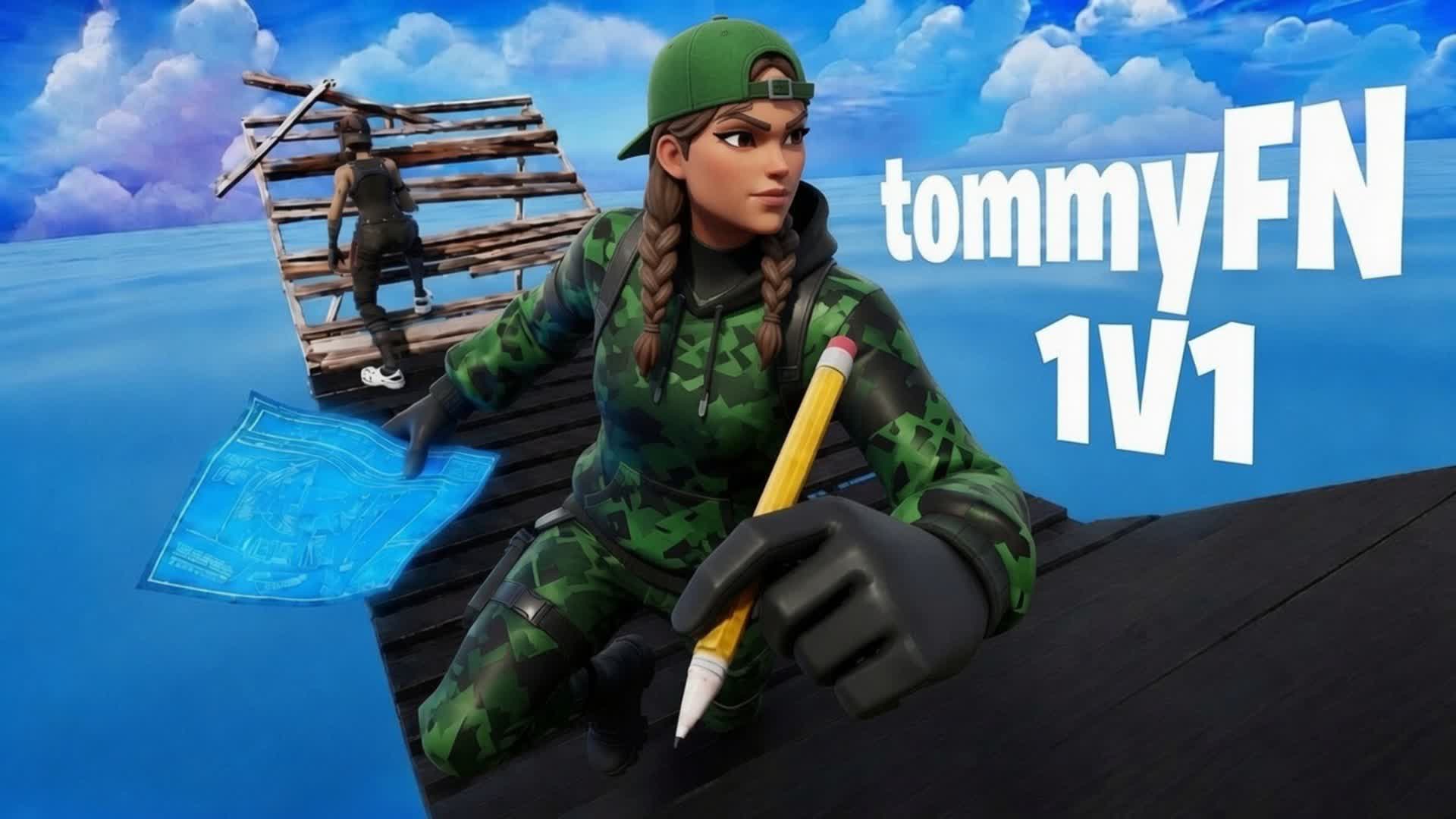tommyFN 1V1 — Fortnite Creative map