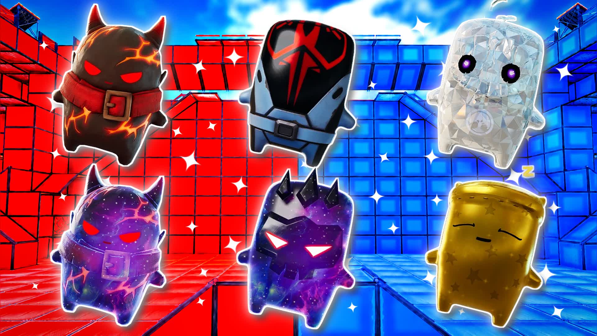 BLUE VS RED TURBO RAY π΅π΄ β Fortnite Creative map