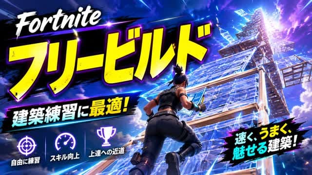 世界最軽量フリービルドMAP (何もない島) — Fortnite Creative map