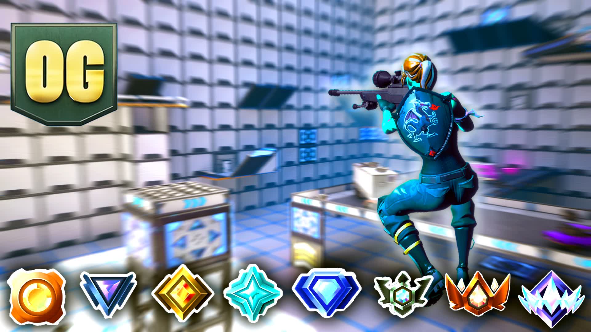 OG NOSCOPE SNIPERS 🎯RANKED ONE SHOT — Fortnite Creative map
