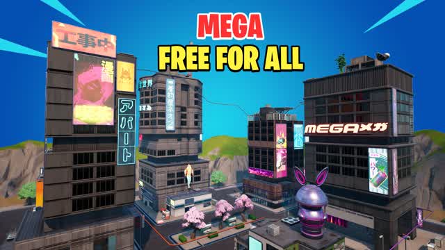 MEGA - FREE FOR ALL🏙️ — Fortnite Creative map