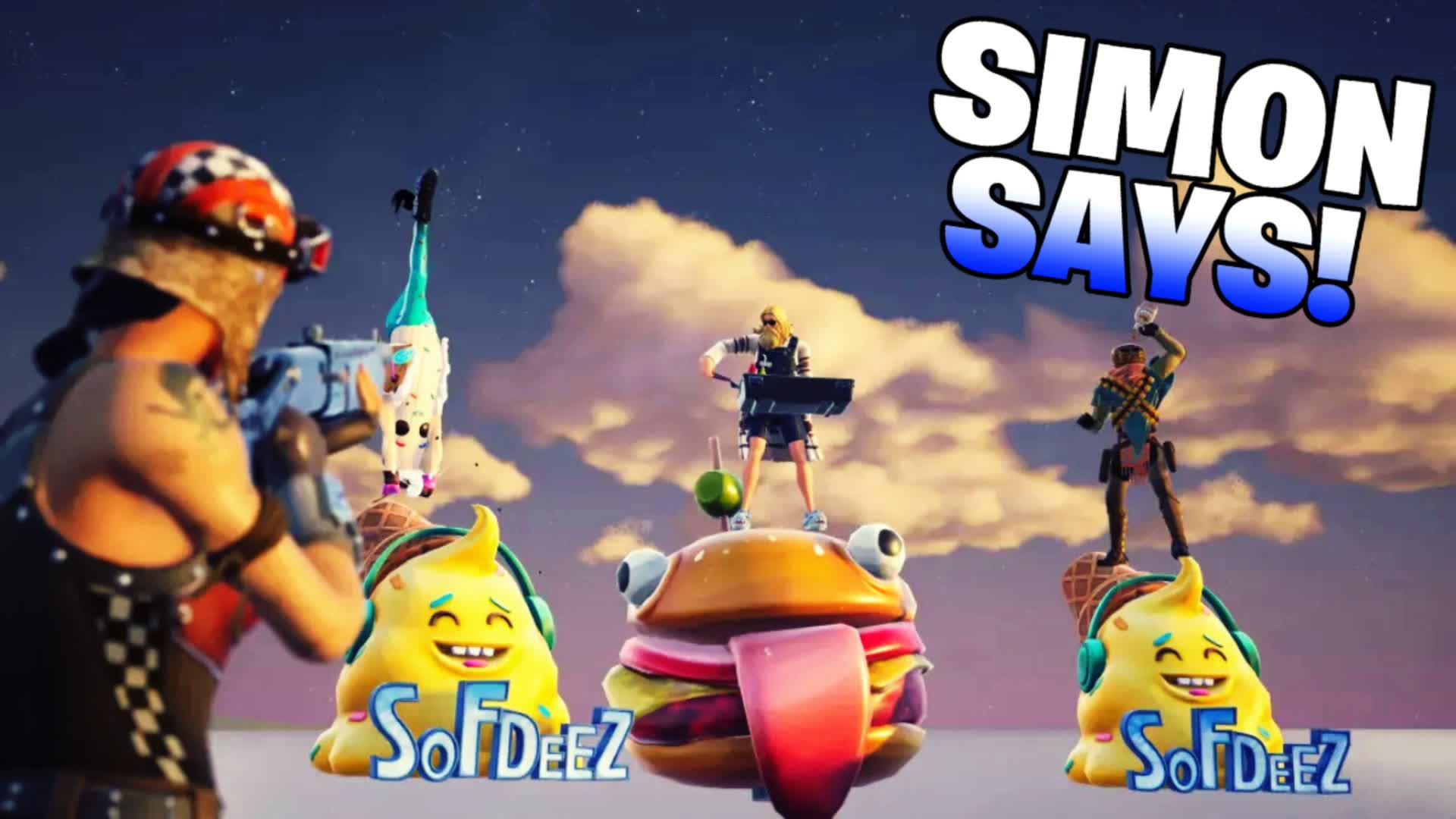 Simon Says Mini Games! — Fortnite Creative map