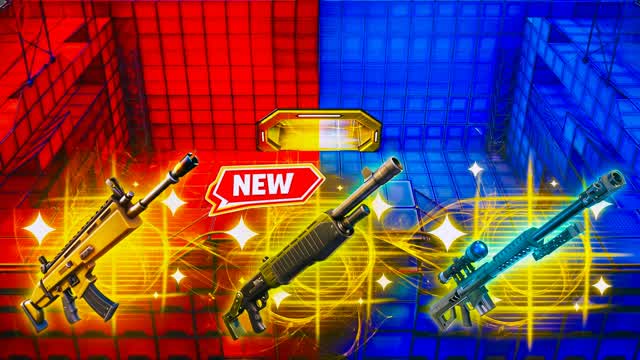 Battle RVB RED VS BLUE — Fortnite Creative map