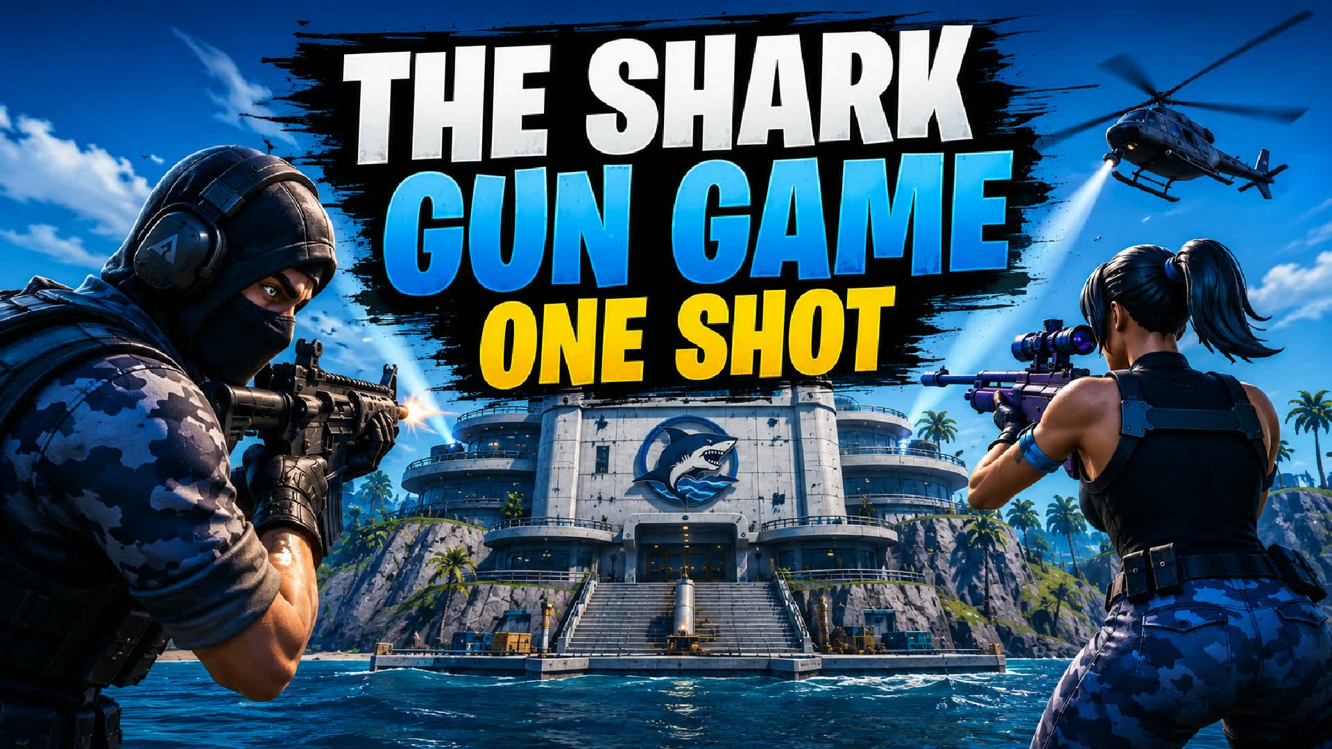 THE SHARK - GUN GAME - 1HP β Fortnite Creative map