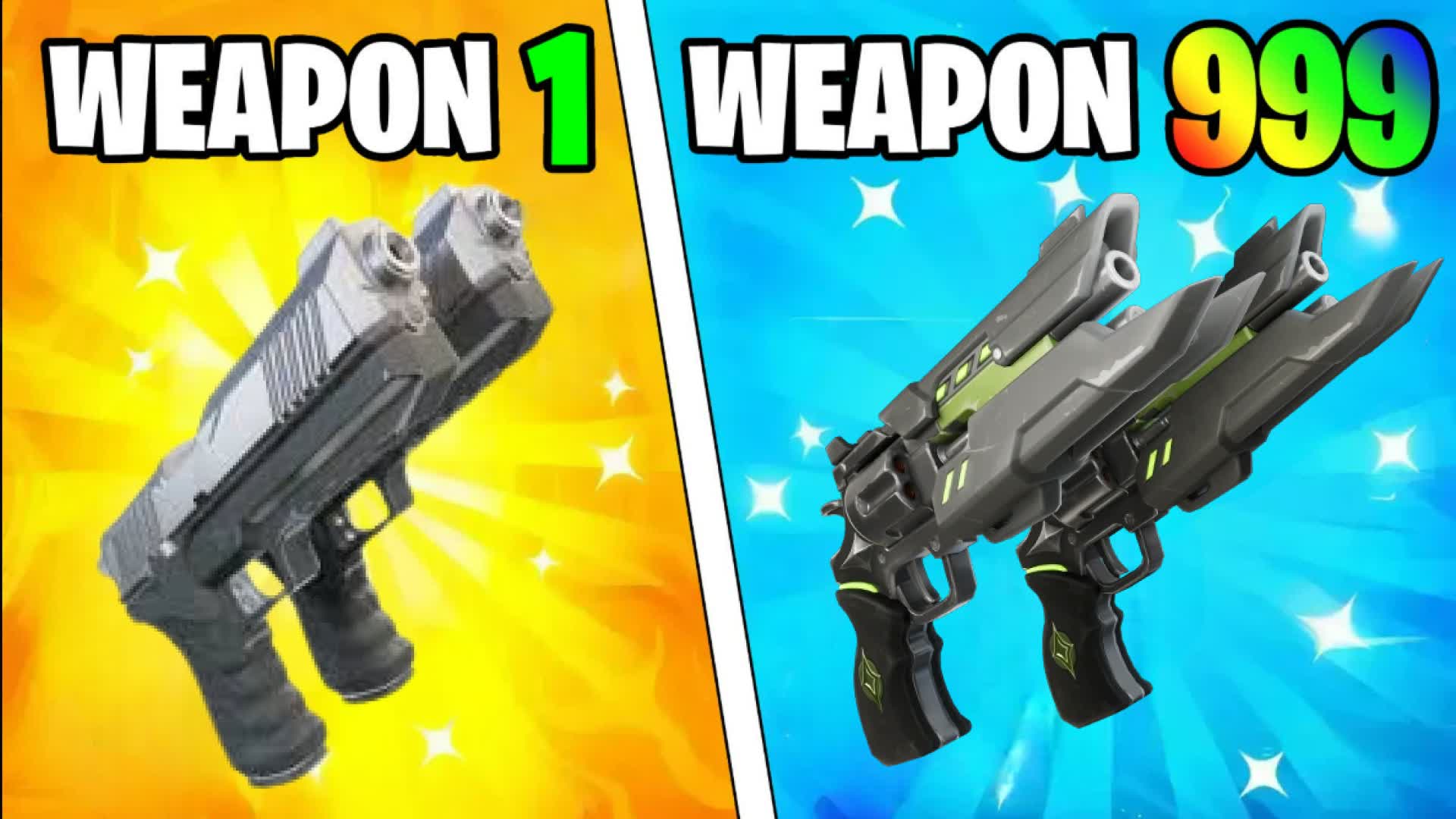 SUPER GUN GAME โ Fortnite Creative map