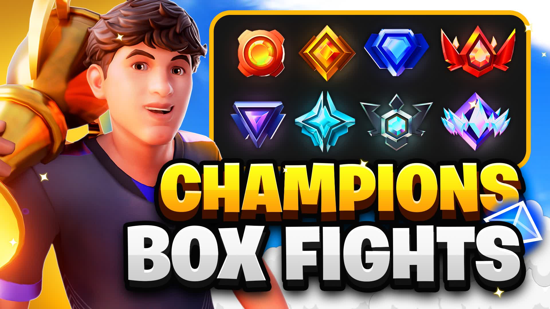 π CHAMPIONS BOX FIGHTS UPDATED β Fortnite Creative map