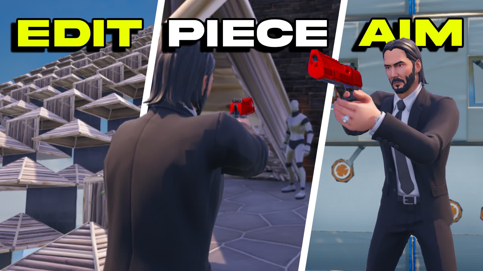 Practice: Aim, Edit, Piece control — Fortnite Creative map
