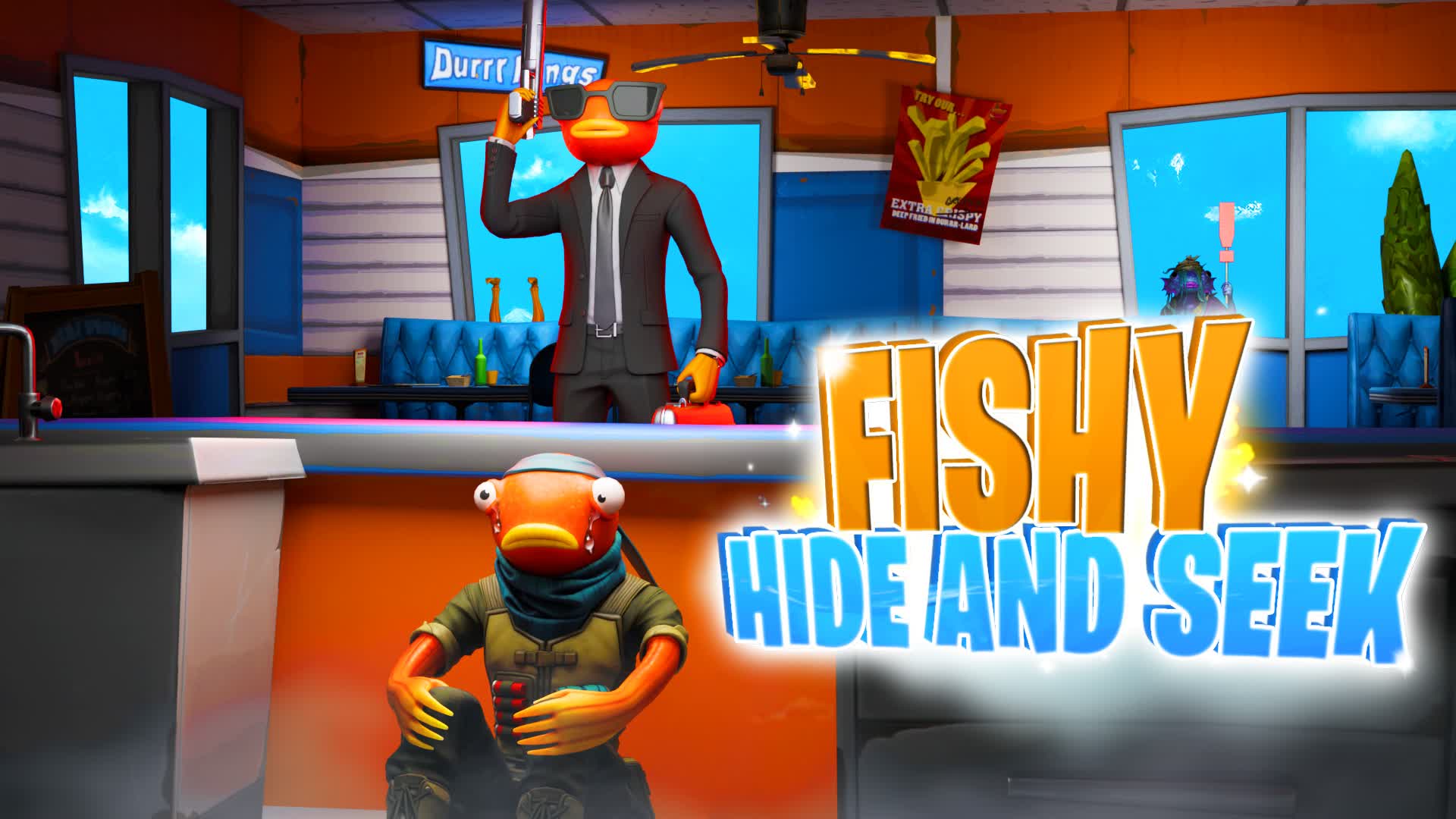 FISHY hide and seek — Fortnite Creative map