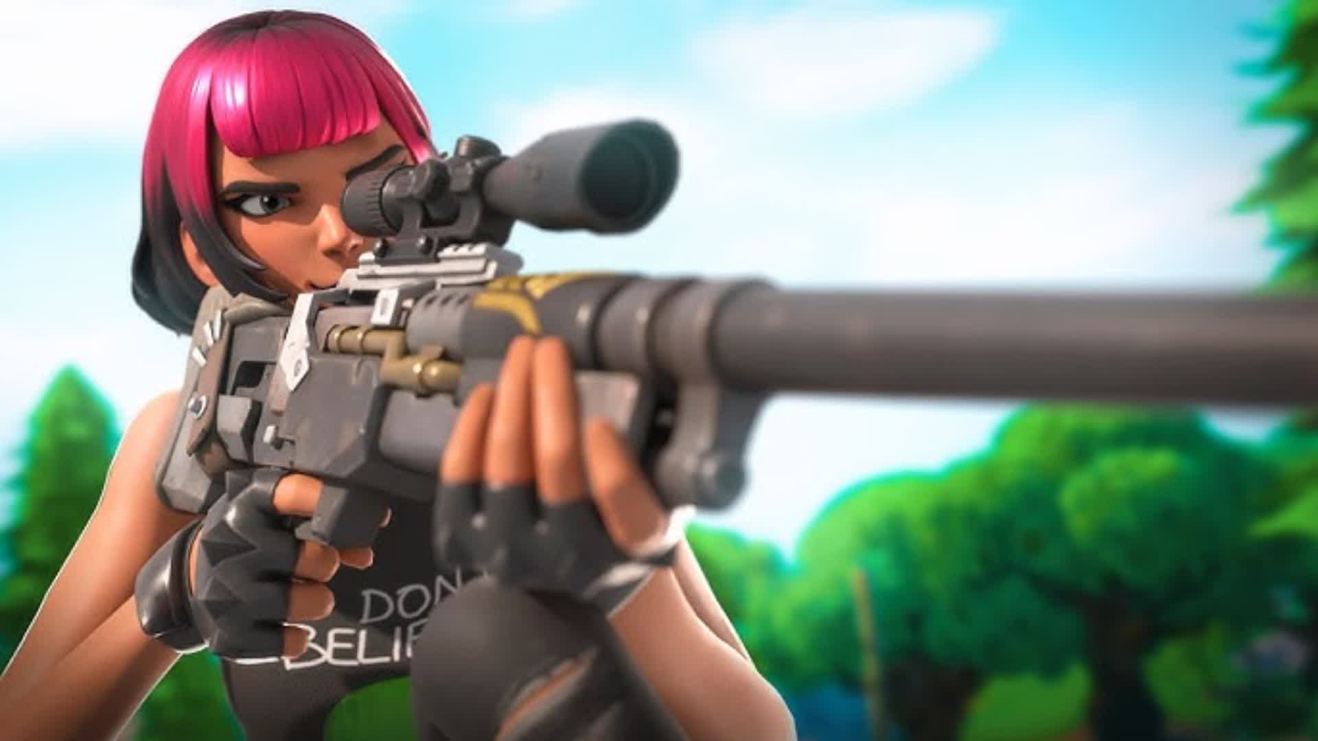 Sniper Vs Runner Hard — Fortnite Creative map