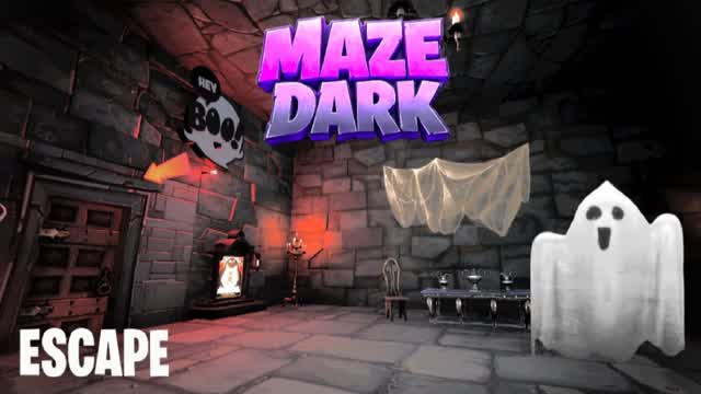 MazeDark🕸️Escape — Fortnite Creative map