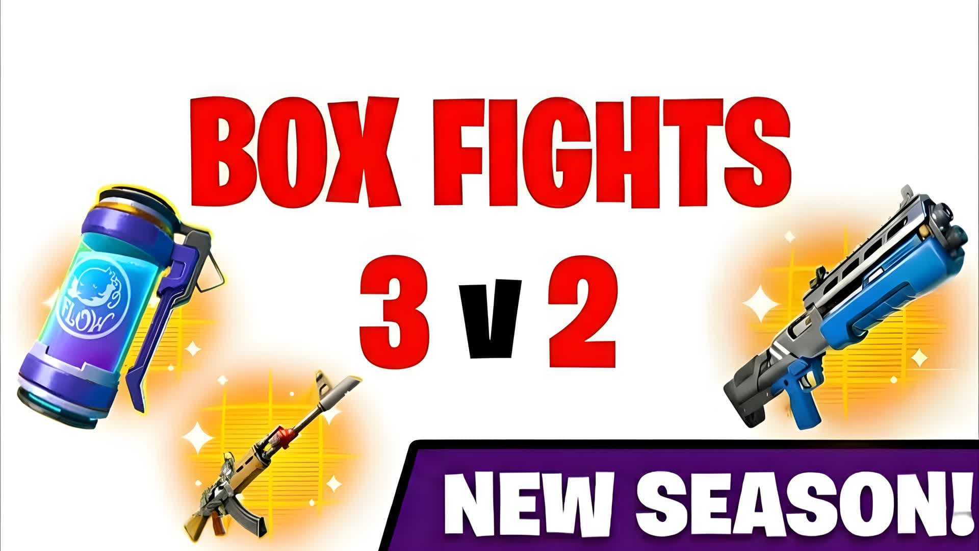BOX FIGHTS 3V2 β Fortnite Creative map