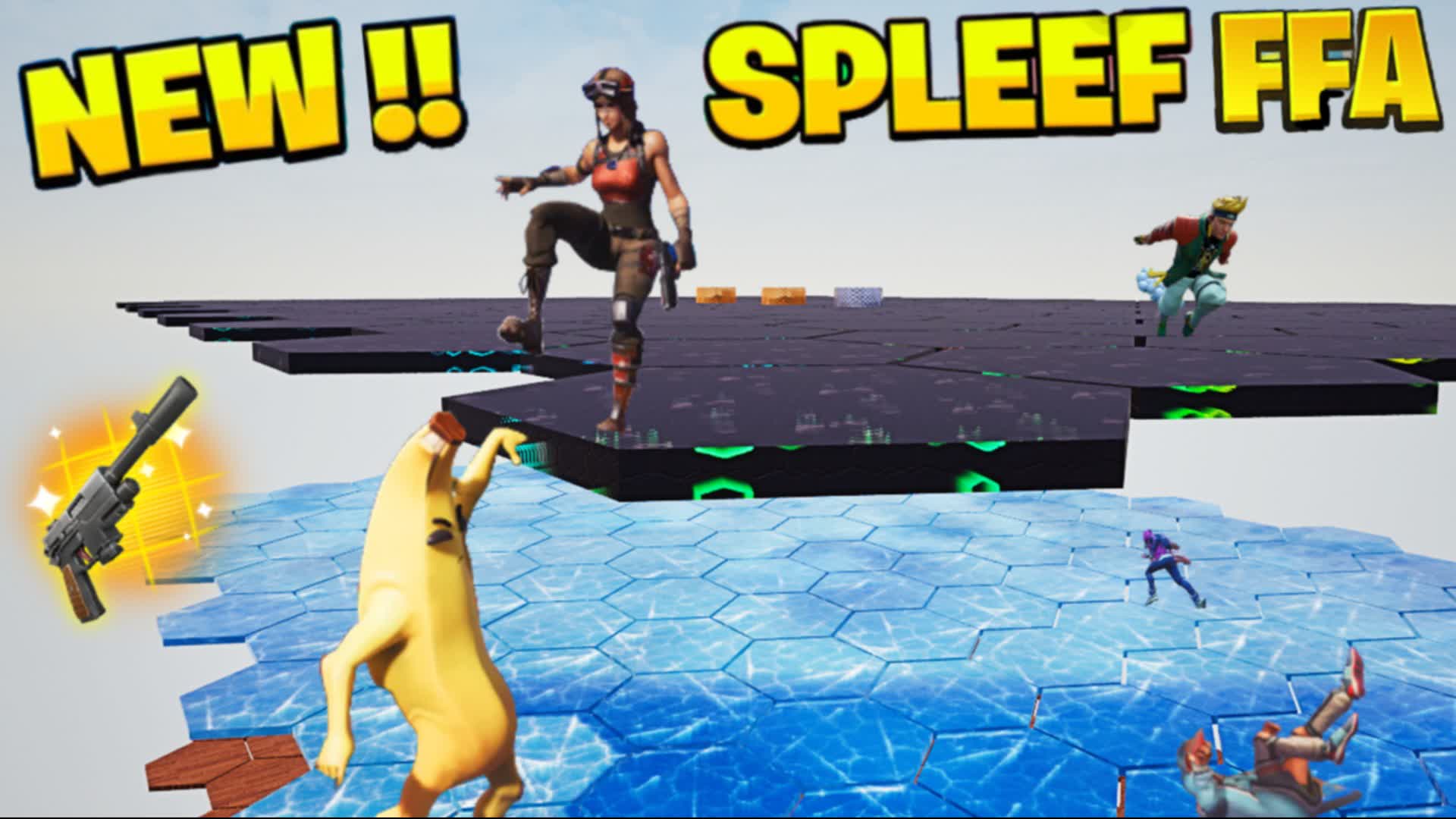 SPLEEF💥FFA — Fortnite Creative map