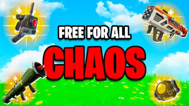 FREE FOR ALL TOTAL CHAOS — Fortnite Creative map