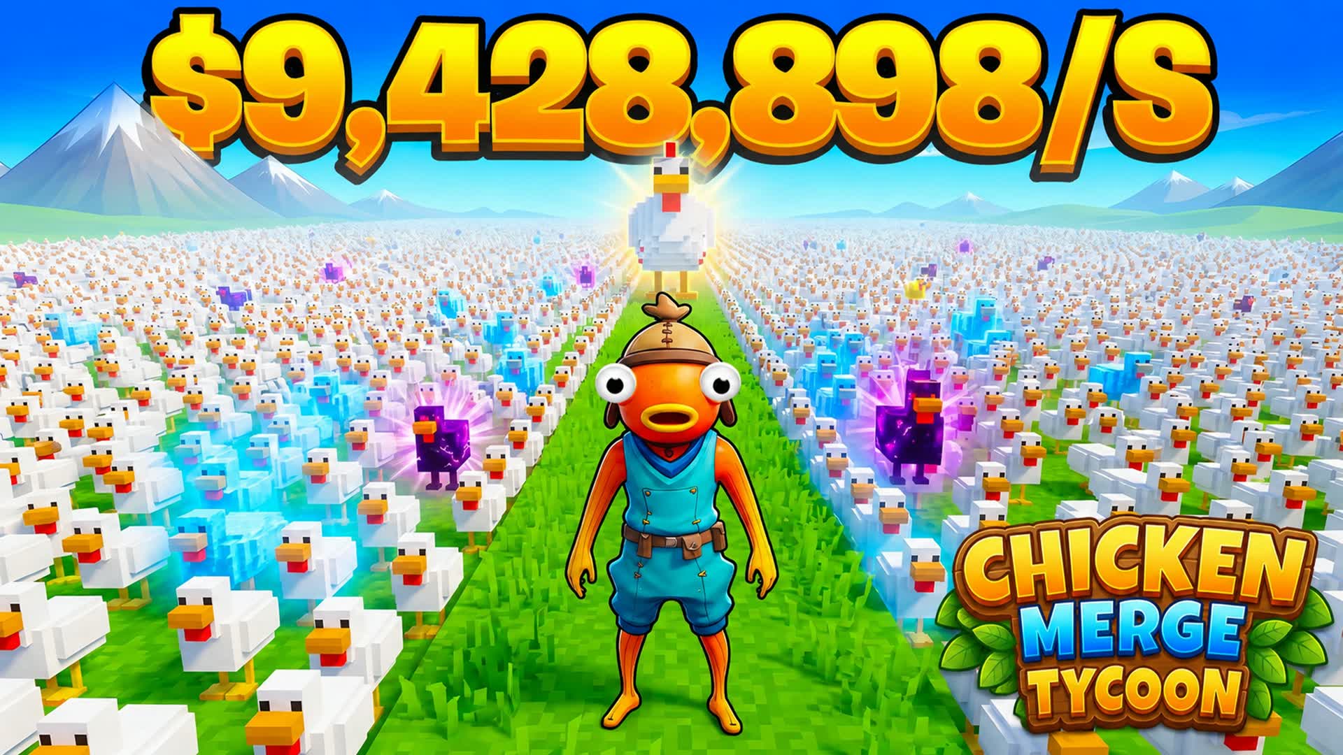 π Chicken Merge Tycoon π₯ β Fortnite Creative map
